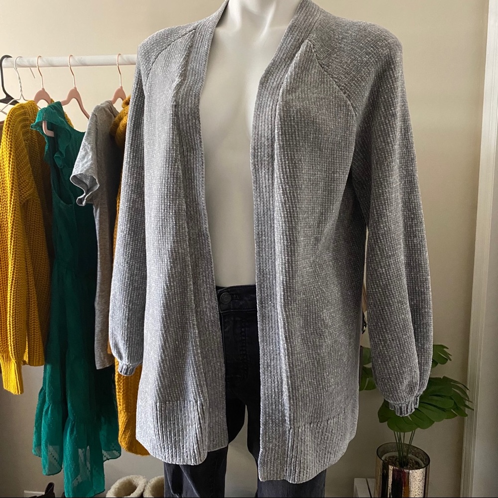 Loft gray cardigan